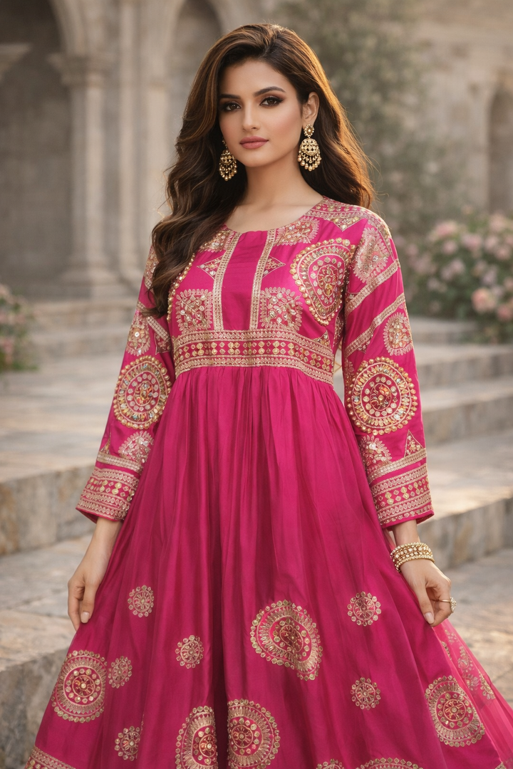 Royal Blue Embroidered Suit